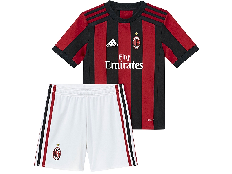 AC Milan Adidas fotbalový dres