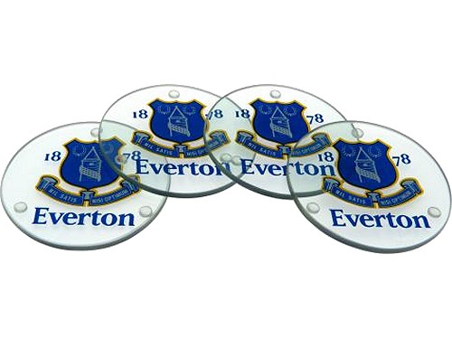 Everton skleněných tácků
